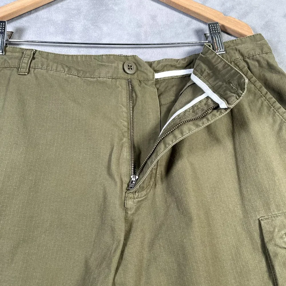 Nike Shorts Mens 36‎ Green Cargo Woven Ripstop Outdoor 10